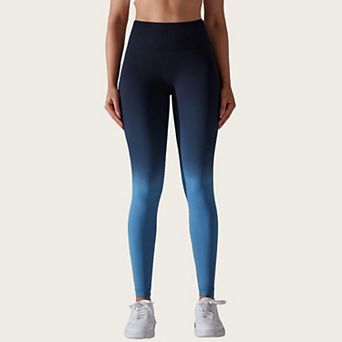 Women's High-Waisted Gradient Leggings Seamless Pants Compression Tights