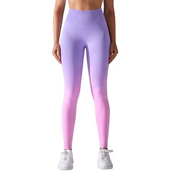 Women's High-Waisted Gradient Leggings Seamless Pants Compression Tights