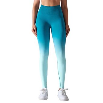 Women's High-Waisted Gradient Leggings Seamless Pants Compression Tights