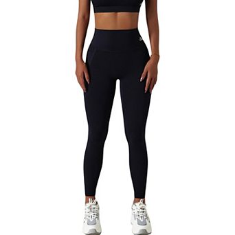 Women's High Waist Seamless Leggings with Contoured Panels for Comfortable Stretch Fit