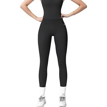Women's High Waist Seamless Active Leggings with Elastic Waistband and Comfortable Stretch Fabric