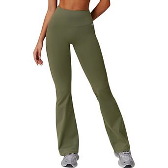 Women's High Waist Flared Leg Yoga Pants
