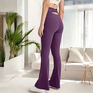 Women's High Waist Flare Leggings with Comfortable Stretch Fit