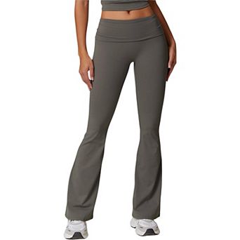 Women's Flared High Waist Yoga Pants for Activewear and Everyday Comfort