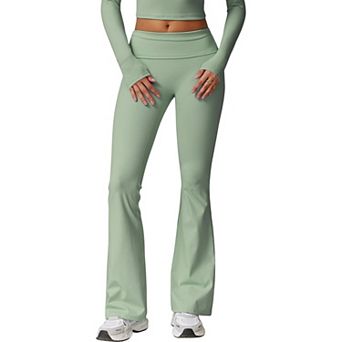 Women's Flared High Waist Yoga Pants for Activewear and Everyday Comfort
