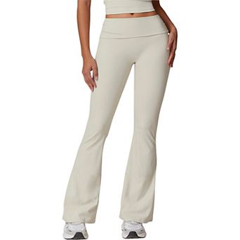 Women's Flared High Waist Yoga Pants for Activewear and Everyday Comfort