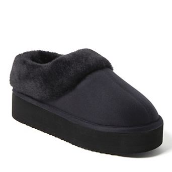 Dearfoams Dalinda Women's Microfiber Suede Clog Slippers