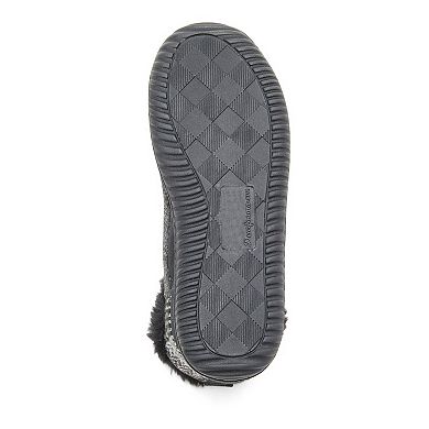 Dearfoams Felted And Plaid Women's Boot Slippers