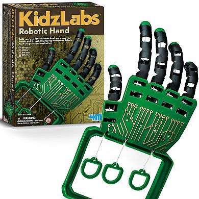 4M: KidzLabs Robotic Hand Gripping Movements DIY Science Craft