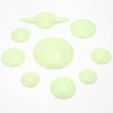 4M: Glow 3D Solar System Stick-On Glow-in-Dark Ceiling Kids Room Decor Set