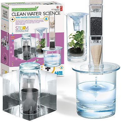4M: Green Science Clean Water Science DIY Solar-Powered Water Filtration Kit