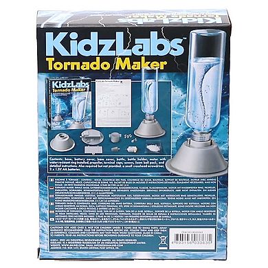 4M: KidzLabs Tornado Maker DIY Battery-Powered Water Tornado