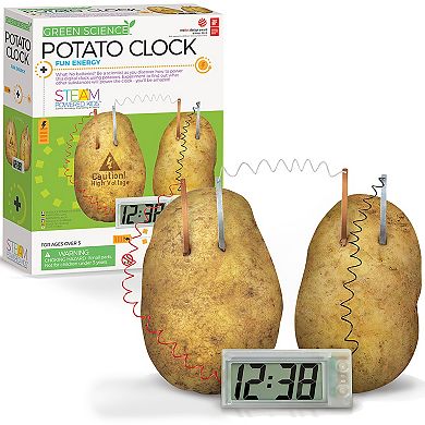 4M: Green Science Potato Clock DIY Renewable Energy Kit