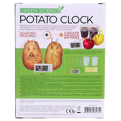 4M: Green Science Potato Clock DIY Renewable Energy Kit