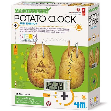 4M: Green Science Potato Clock DIY Renewable Energy Kit