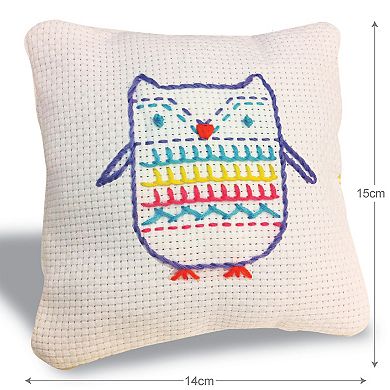4M: Easy-To-Do Embroidery Kit Learn 10 Skills All-In-1 DIY Craft Set