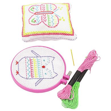4M: Easy-To-Do Embroidery Kit Learn 10 Skills All-In-1 DIY Craft Set