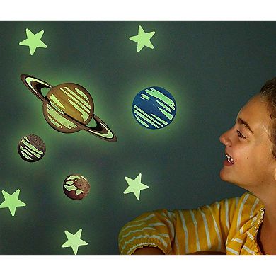 4M: Glow Planets & Supernova 100 Glow-in-Dark Stick-Ons Wall & Ceiling Decor