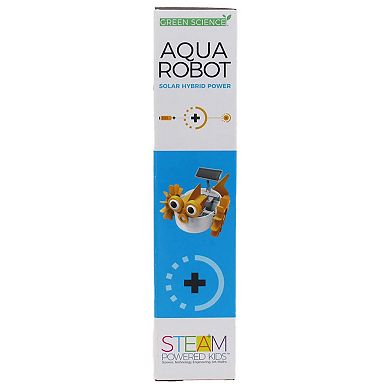4M: Green Science Aqua Robot DIY Solar & Battery Power Swimming Fish Toy