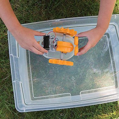 4M: Green Science Aqua Robot DIY Solar & Battery Power Swimming Fish Toy