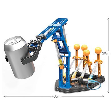 4M: KidzLabs Mega Hydraulic Arm DIY Water-Powered 18" Robotic Arm Kit