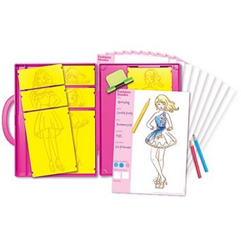 4M: KidzMaker Fashion Studio Design & Draw Outfits Arts & Craft Set