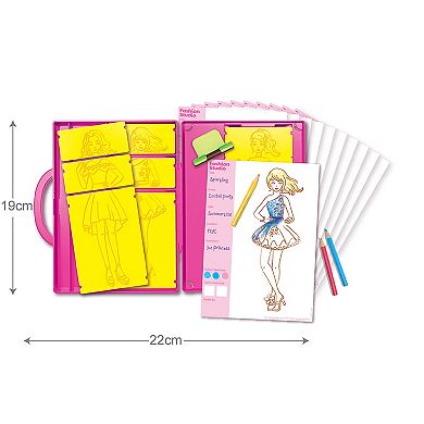 4M: KidzMaker Fashion Studio Design & Draw Outfits Arts & Craft Set
