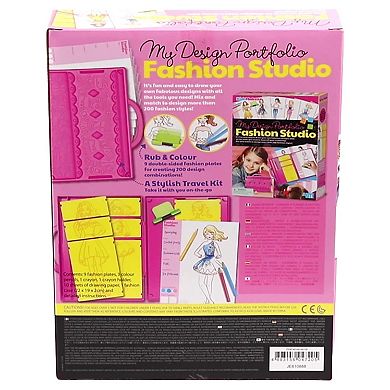 4M: KidzMaker Fashion Studio Design & Draw Outfits Arts & Craft Set