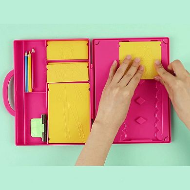 4M: KidzMaker Fashion Studio Design & Draw Outfits Arts & Craft Set