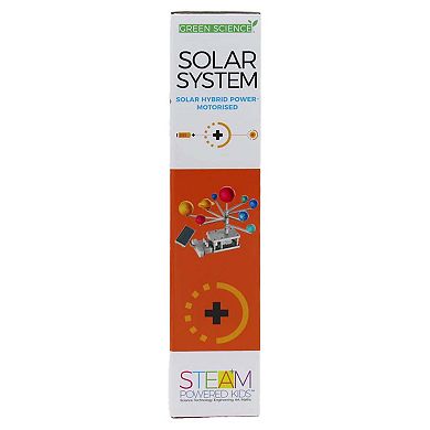4M: Green Science Solar System Solar & Battery Power DIY Rotating Planetarium