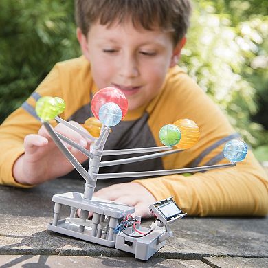 4M: Green Science Solar System Solar & Battery Power DIY Rotating Planetarium