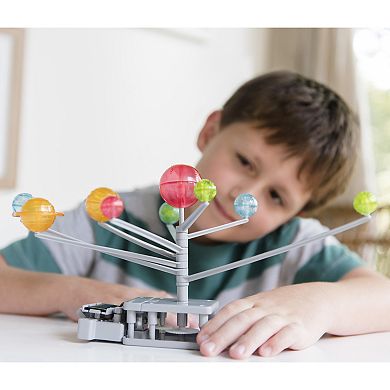 4M: Green Science Solar System Solar & Battery Power DIY Rotating Planetarium