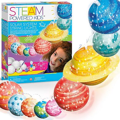 4M: STEAM Powered Kids: Solar System String Lights Mini Planetarium