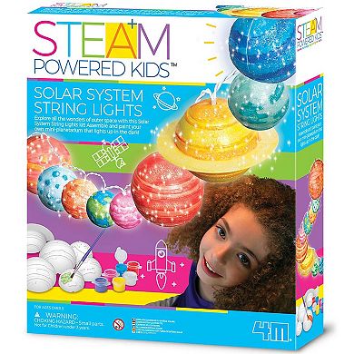 4M: STEAM Powered Kids: Solar System String Lights Mini Planetarium