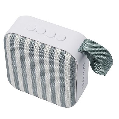 SUNNYLiFE The Vacay Olive Stripe Portable Travel Speaker