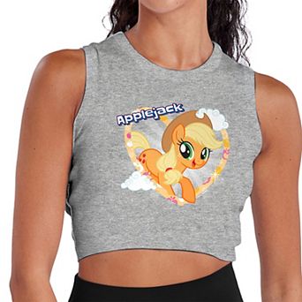 Juniors' My Little Pony Applejack Retro Style Cropped Tank