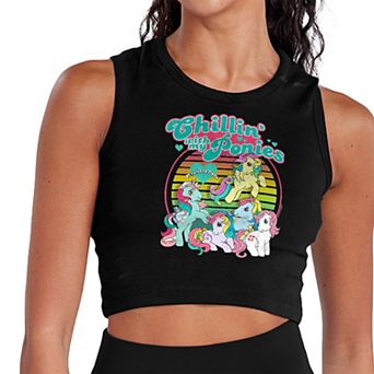 Juniors' My Little Pony Chill Vibes Cropped Tank
