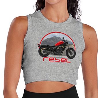Juniors' Honda Rebel Open Road Spirit Cropped Tank
