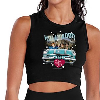Juniors' I Love Lucy Hollywood Adventure Cropped Tank