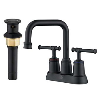 1.2 GPM Centerset Bathroom Faucet with Drain Assembly