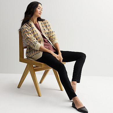 Women's Farmers Market Sunset Stripe Cardigan Sweater