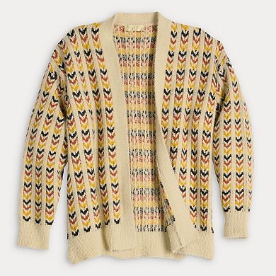 Women's Farmers Market Sunset Stripe Cardigan Sweater