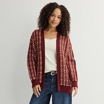 Women's Farmers Market Sunset Stripe Cardigan Sweater