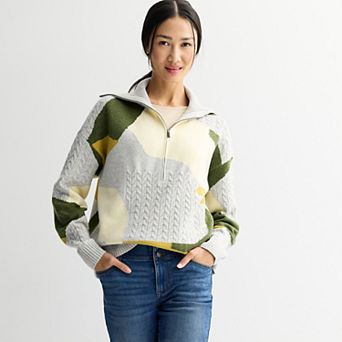 Women's Farmers Market Zip Sweater