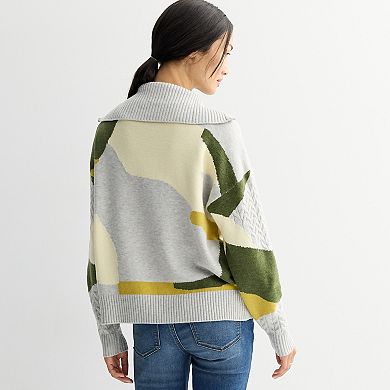 Women's Farmers Market Zip Sweater