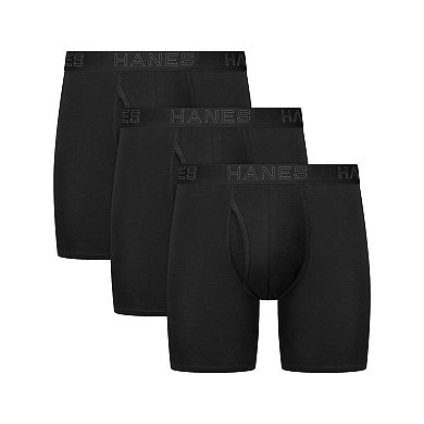 Men's Hanes® 3-Pack Cotton Stretch Boxer Brief Underwear