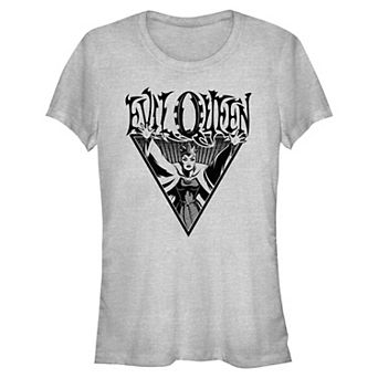 Disney Villains Evil Queen Raised Arms Juniors' Fitted Graphic Tee