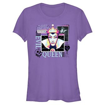Disney Villains Evil Queen Just One Bite Juniors' Fitted Graphic Tee