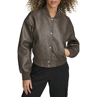 Women's Levi's® Faux Leather Cropped Bomber Jacket