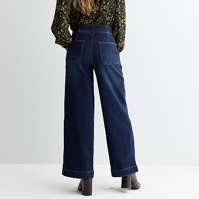Women's Farmers Market Wide Leg Denim Jeans